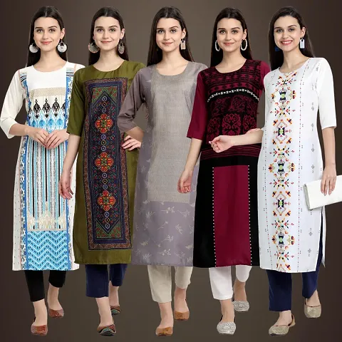 Stylish Fancy Kurtis Pack Of 5