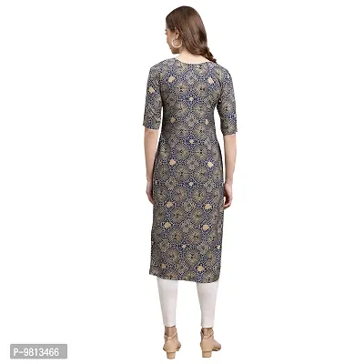 Women Crepe Digital Printed Straight Kurti  Pack of 6-thumb3