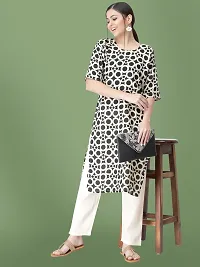 Stylish Crepe Printed Kurti For Women-thumb3