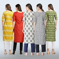 Women Stylish Crepe Printed Staright Kurta-thumb1