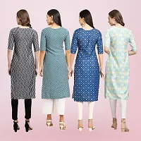 Women Stylish Crepe Printed Straight Kurta-thumb1