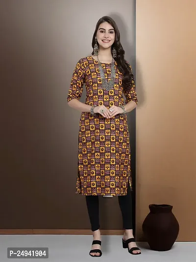 Stylish Fancy Designer Crepe Kurta For Women-thumb0