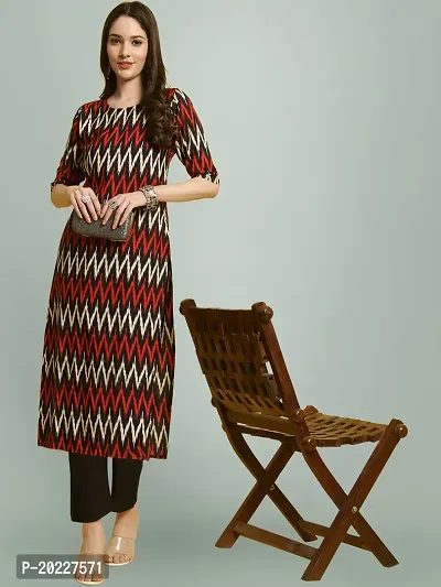 New Stylish Crepe Printed Kurti For Women