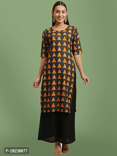 Stylish Crepe Printed Kurti For Women