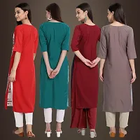 Fancy Crepe Kurtis for Women Pack Of 4-thumb1