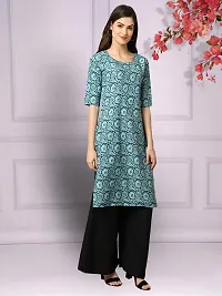 Stylish Crepe Stitched Kurta For Women-thumb1