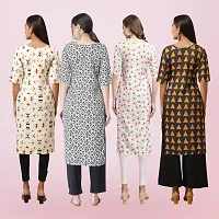 Women Stylish Crepe Printed Straight Kurta-thumb1