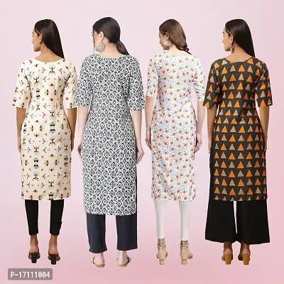 Women Stylish Crepe Printed Straight Kurta-thumb2