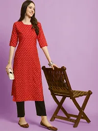 New Stylish Crepe Printed Kurta Set For Women-thumb2