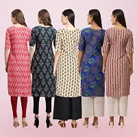 Women Stylish Crepe Printed Straight Kurta-thumb1