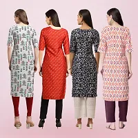 Women Stylish Crepe Printed Straight Kurta-thumb1