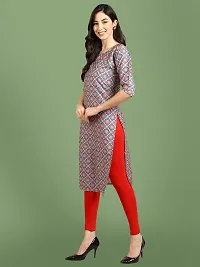 Stylish Crepe Printed Kurti For Women-thumb1