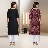 Fancy Rayon Kurtis For Women Pack Of 2-thumb1