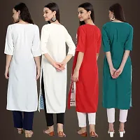 Fancy Crepe Kurtis for Women Pack Of 4-thumb1