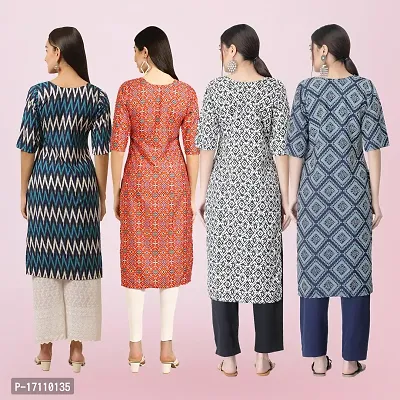 Women Stylish Crepe Printed Straight Kurta-thumb2