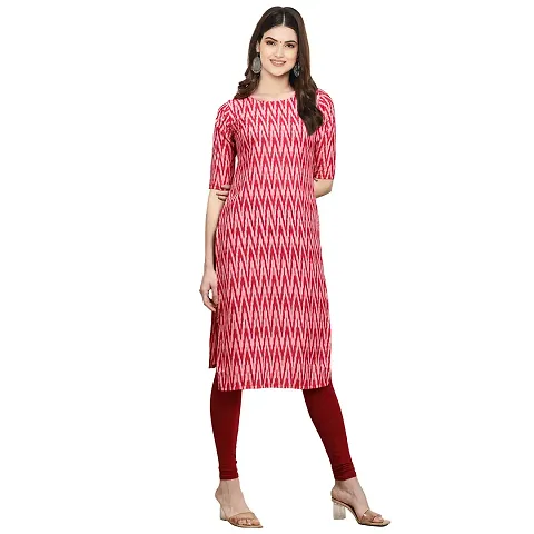 Stylish Crepe Ethnic Motif Straight Kurta