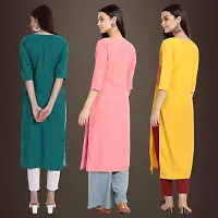 Fancy Crepe Kurtis for Women Pack Of 3-thumb1