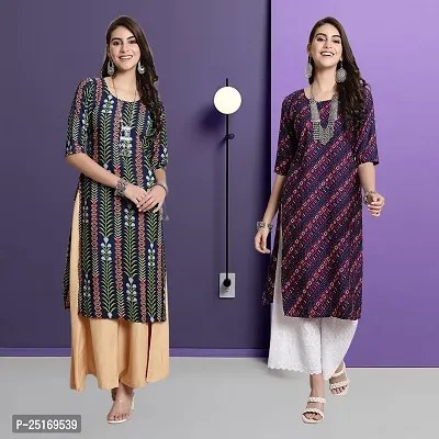 Fancy Crepe Kurtas For Women Pack Of 2