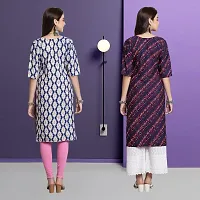 Fancy Crepe Kurtas For Women Pack Of 2-thumb1