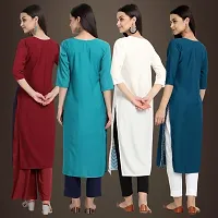 Fancy Crepe Kurtis for Women Pack Of 4-thumb1