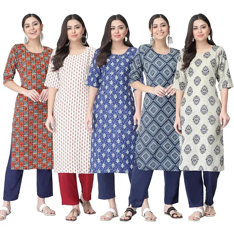 Classic Crepe Kurtis Combo For Women