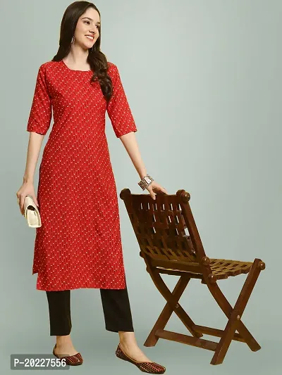 New Stylish Crepe Printed Kurti For Women