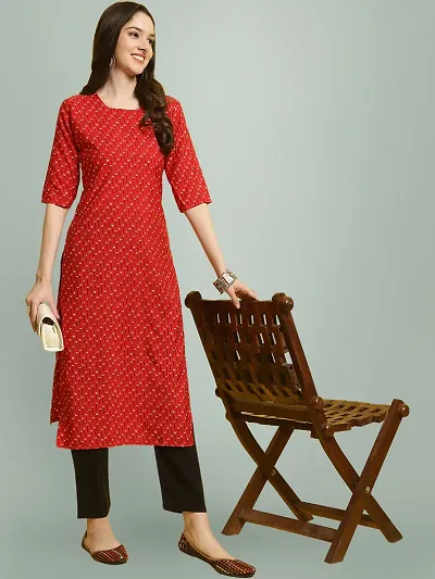 Stylish Fancy Designer American Crepe Kurta With Bottom Wear Set For Women