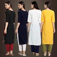 Fancy Crepe Kurtis for Women Pack Of 4-thumb1