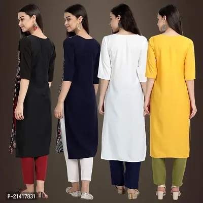 Fancy Crepe Kurtis for Women Pack Of 4-thumb2