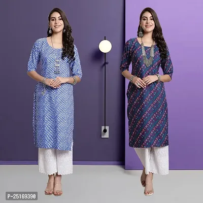 Fancy Crepe Kurtas For Women Pack Of 2