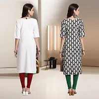 Fancy Rayon Kurtis For Women Pack Of 2-thumb1