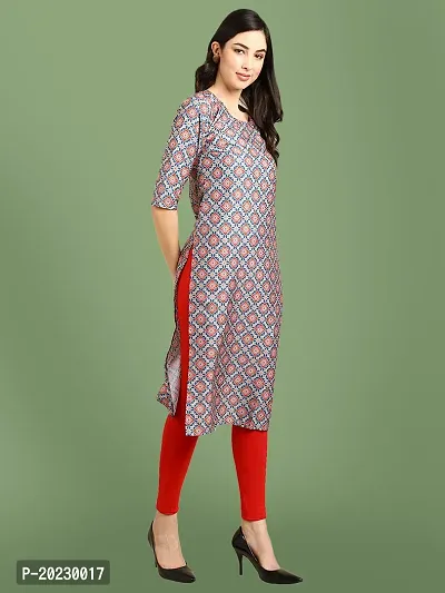 Stylish Crepe Printed Kurti For Women-thumb3