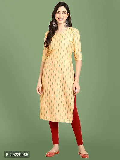 Stylish Crepe Printed Kurti For Women-thumb0