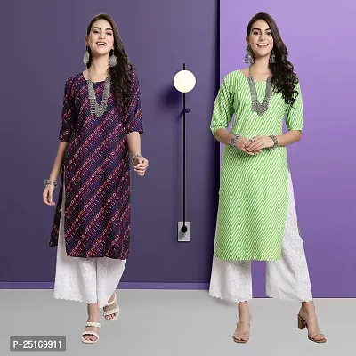 Fancy Crepe Kurtas For Women Pack Of 2