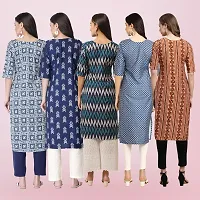 Women Stylish Crepe Printed Straight Kurta-thumb1