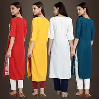 Fancy Crepe Kurtis for Women Pack Of 4-thumb1