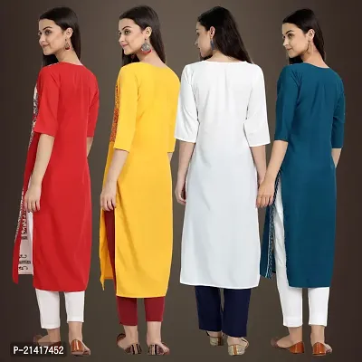 Fancy Crepe Kurtis for Women Pack Of 4-thumb2