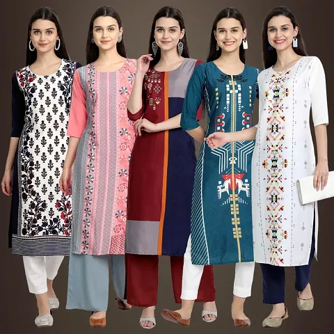 Stylish Fancy Kurtis Pack Of 5