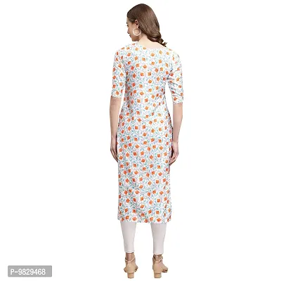 Women Crepe Digital Printed Straight Kurti  Pack of 6-thumb5