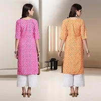 Fancy Rayon Kurtis For Women Pack Of 2-thumb1