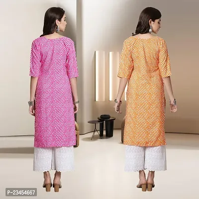 Fancy Rayon Kurtis For Women Pack Of 2-thumb2