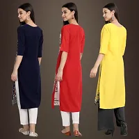 Fancy Crepe Kurtis for Women Pack Of 3-thumb1