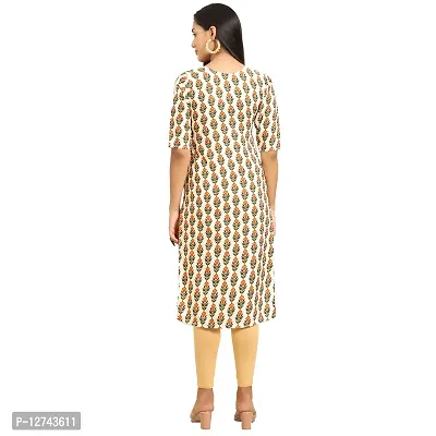 Stylish Crepe Digital Printed Straight Kurti For Women Pack of 3-thumb3