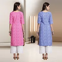 Fancy Rayon Kurtis For Women Pack Of 2-thumb1