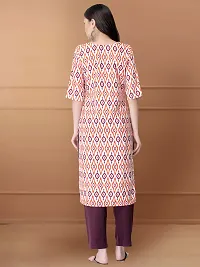 Women Stylish Crepe Printed Straight Kurta-thumb1