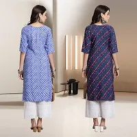 Fancy Rayon Kurtis For Women Pack Of 2-thumb1