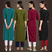 Fancy Crepe Kurtis for Women Pack Of 4-thumb1