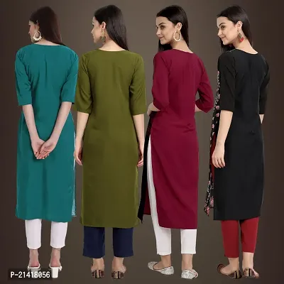 Fancy Crepe Kurtis for Women Pack Of 4-thumb2