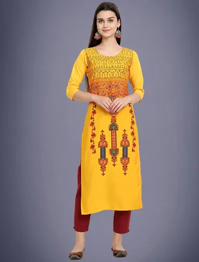 Stylish Crepe Kurta For Women