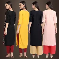 Fancy Crepe Kurtis for Women Pack Of 4-thumb1